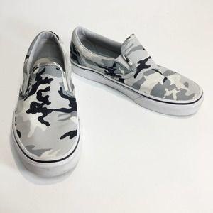 womens gray camo vans